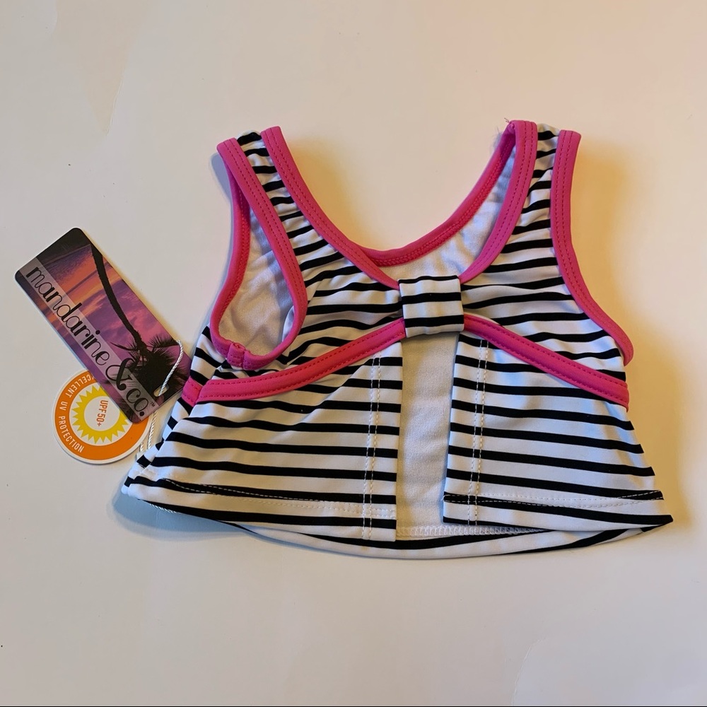 NWT 12M Mandarine & Co. pink swimsuit - Picture 8 of 12